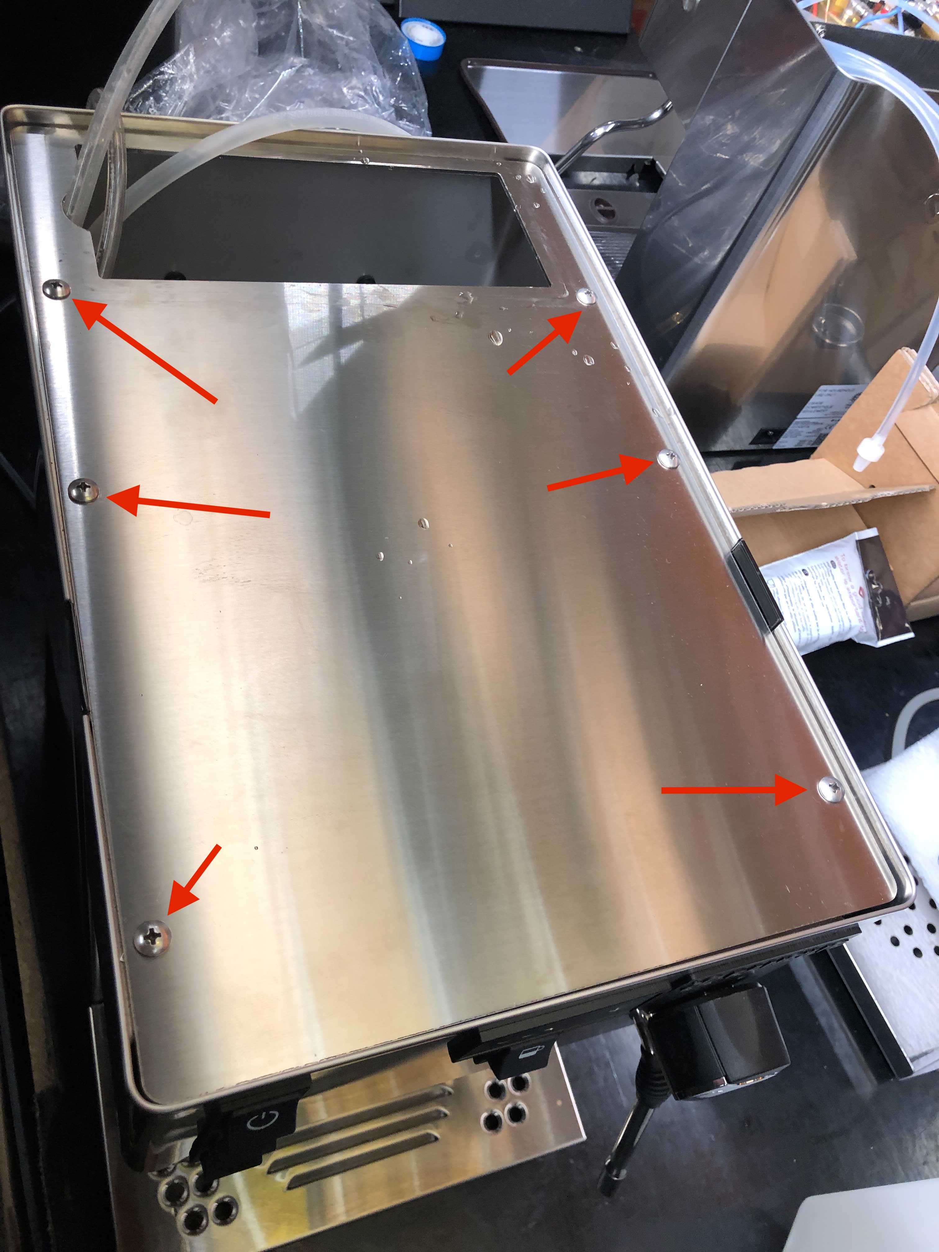 Rancilio Silvia Pro or Pro X: Panel Removal