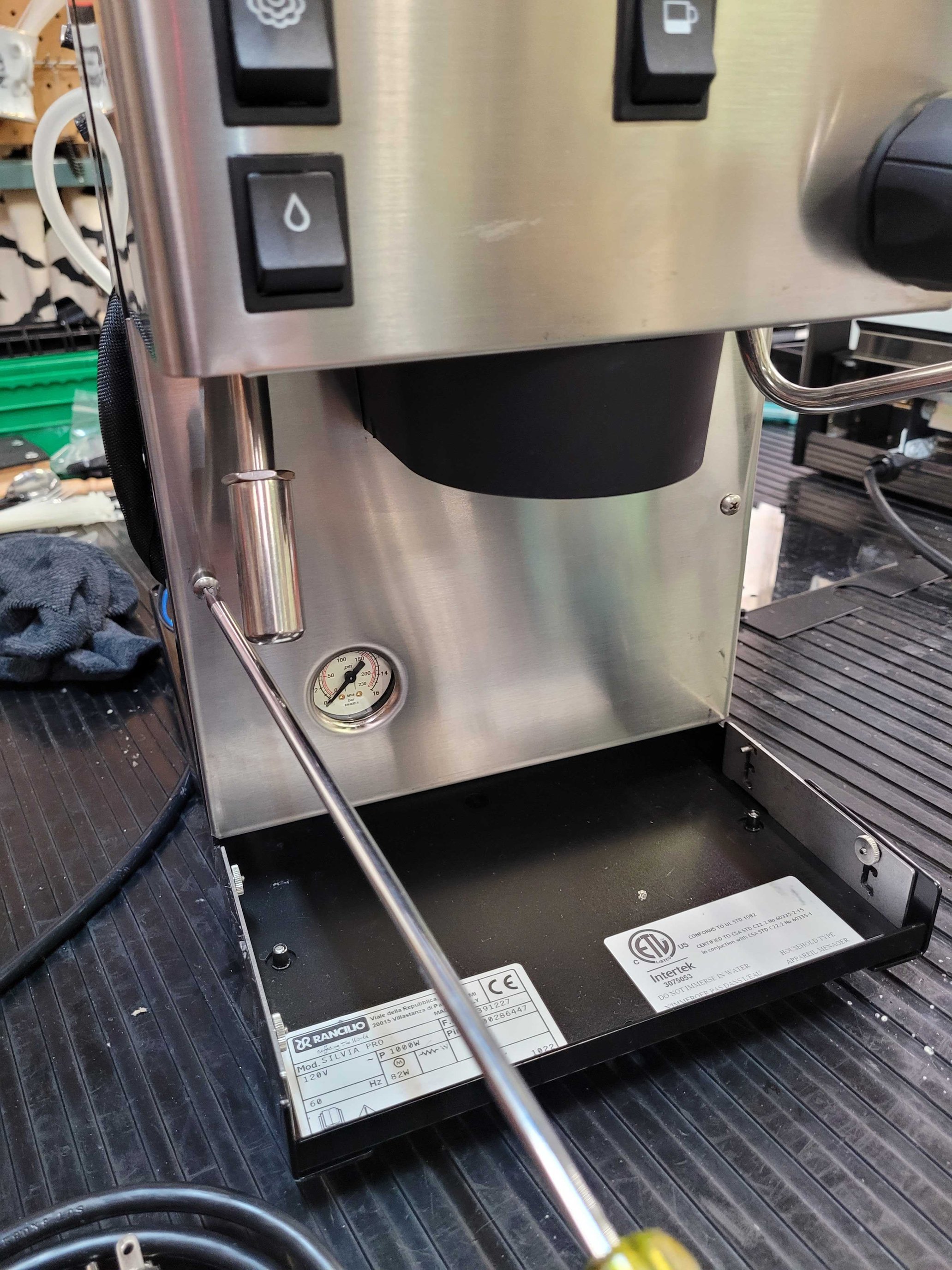 Rancilio Silvia Pro X Replacing the Brew Pressure Gauge