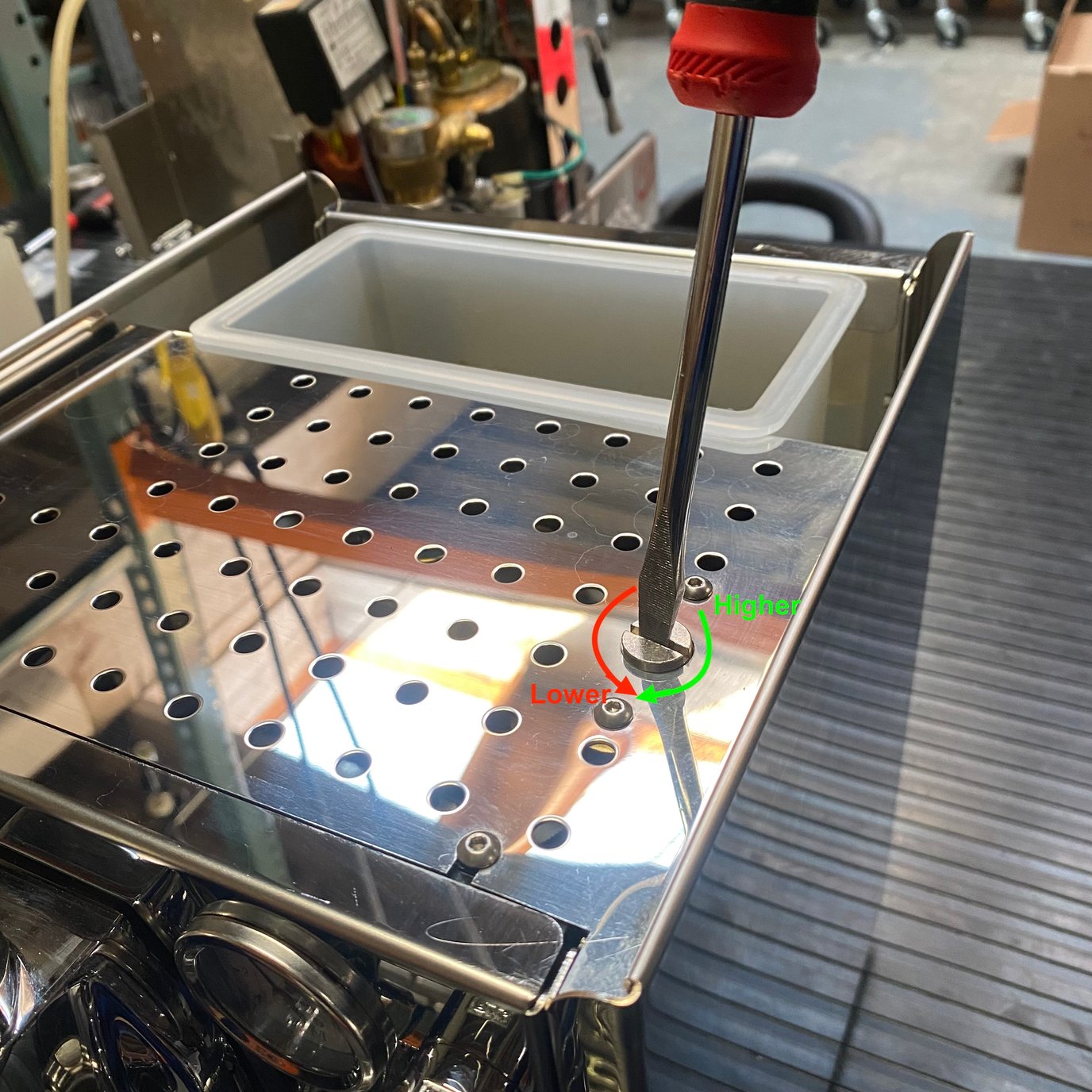 ECM Mechanika V Slim Adjusting The Expansion Valve