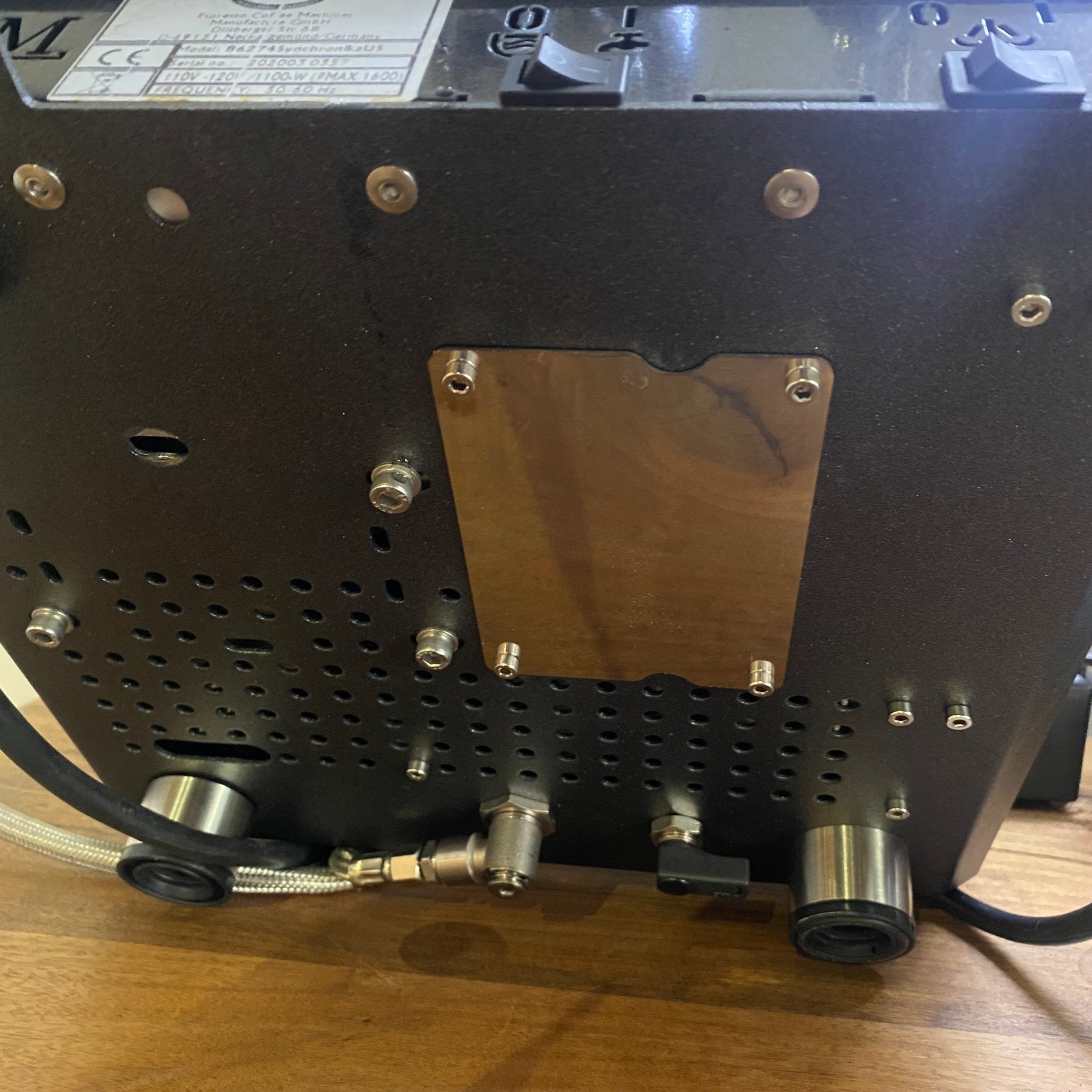 ECM Synchronika Panel Removal