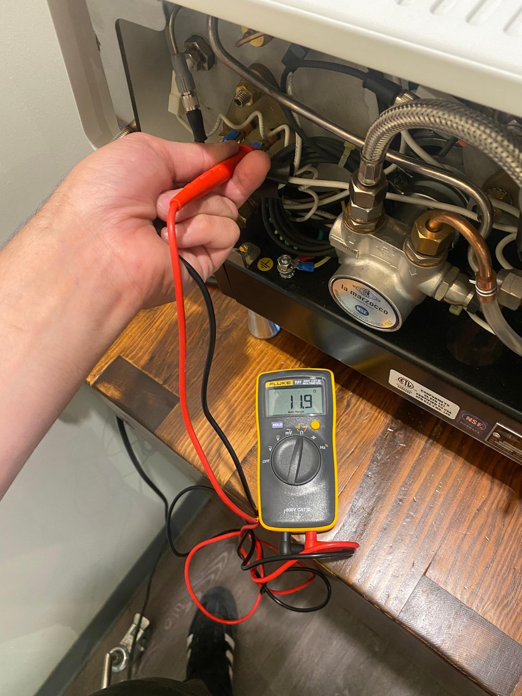 La Marzocco GS3 Steam Boiler Electrical and Heating Element Test