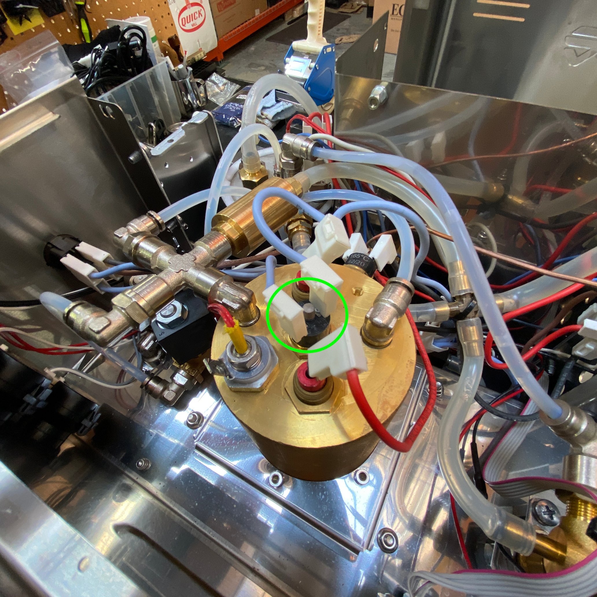 Lelit Elizabeth Testing the Coffee Boiler Highlimit Switch