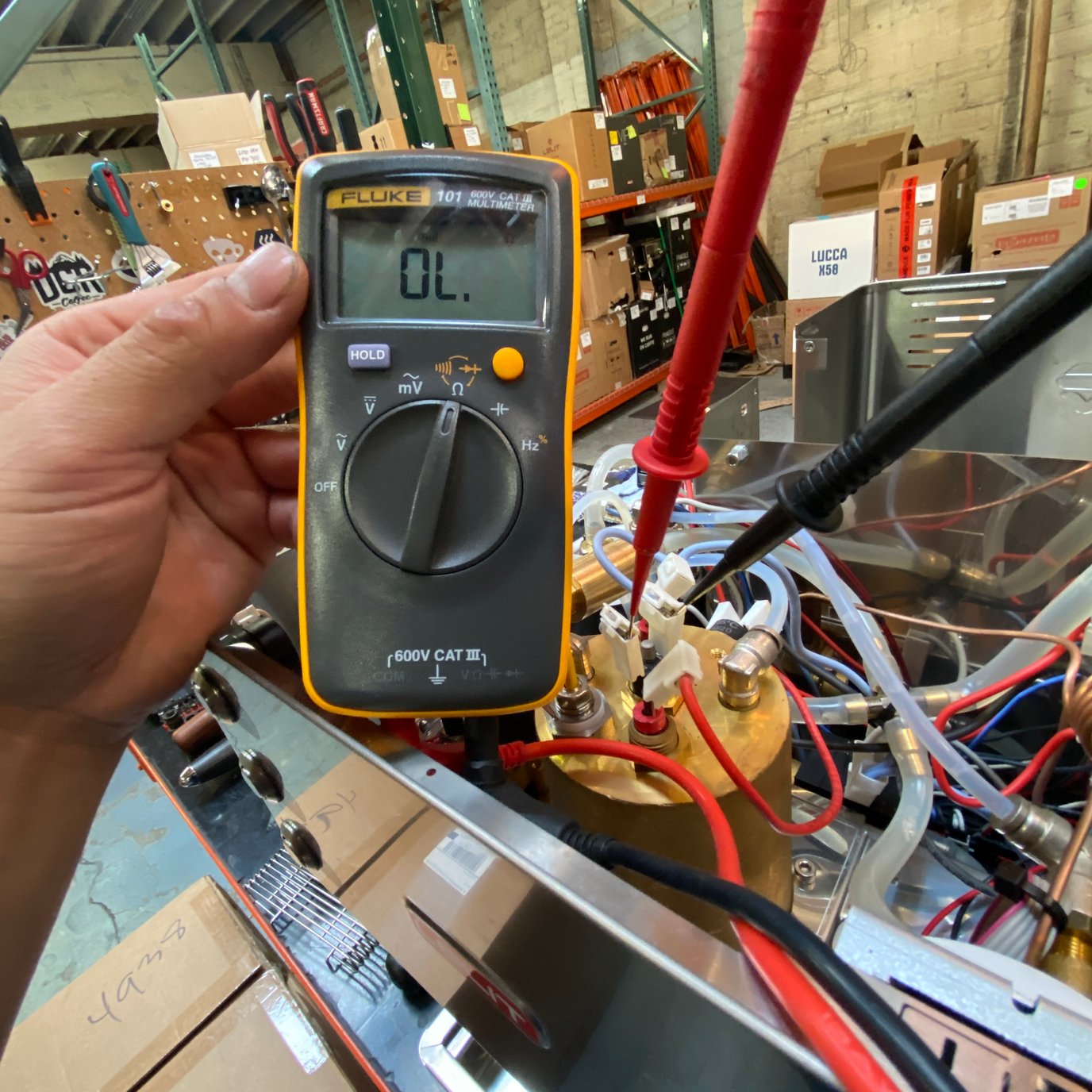 Lelit Elizabeth Testing the Coffee Boiler Highlimit Switch