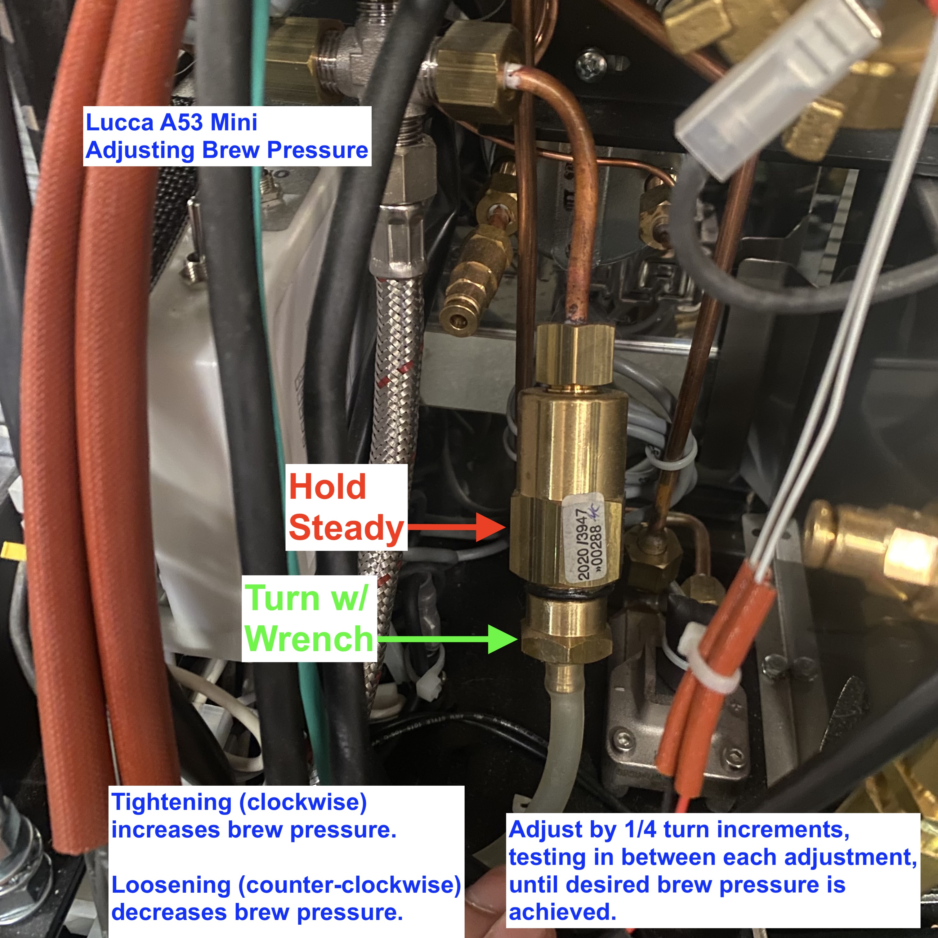 LUCCA A53 Mini / Mini Vivaldi: Adjusting The Expansion Valve