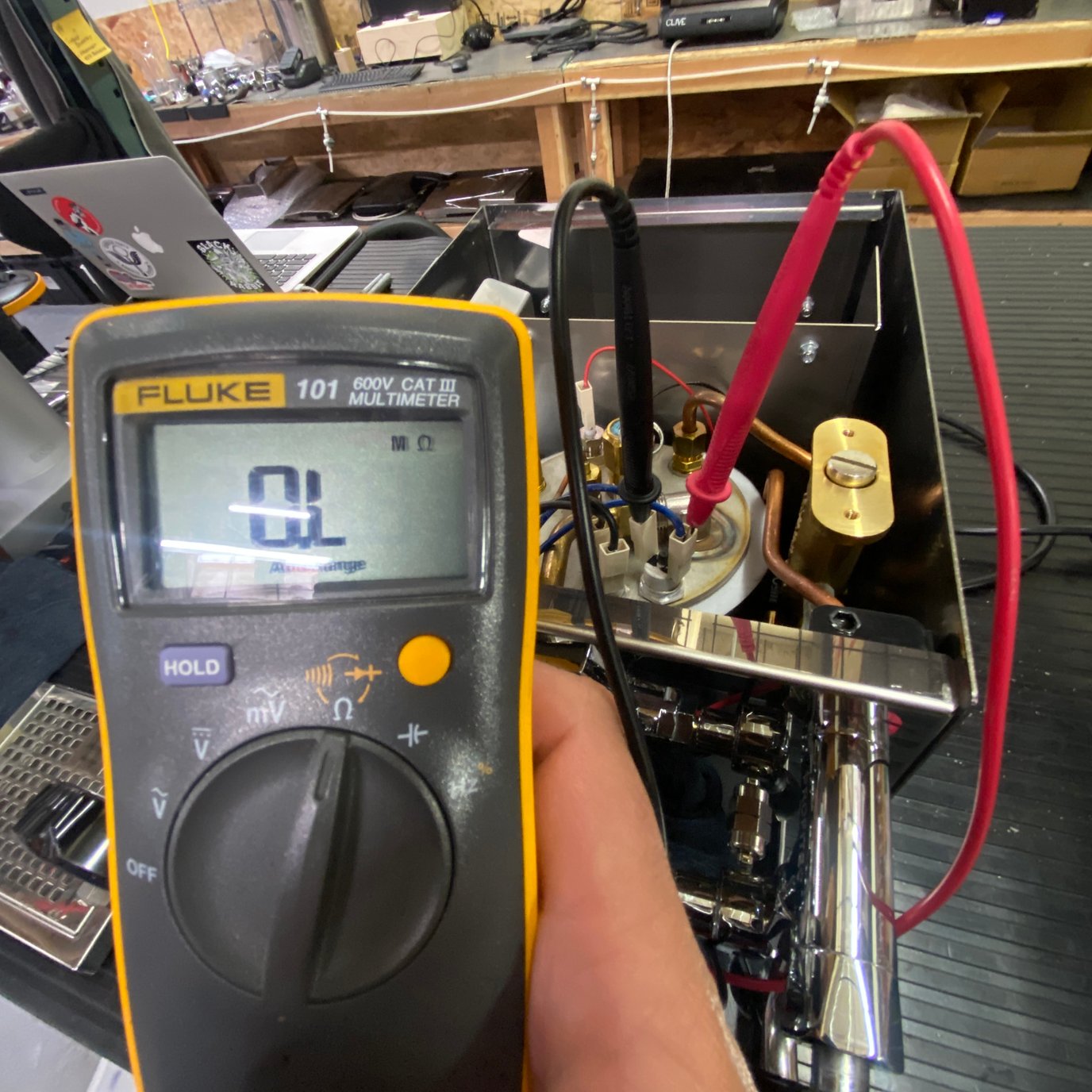 Profitec Pro 400 Resetting the Safety Switches