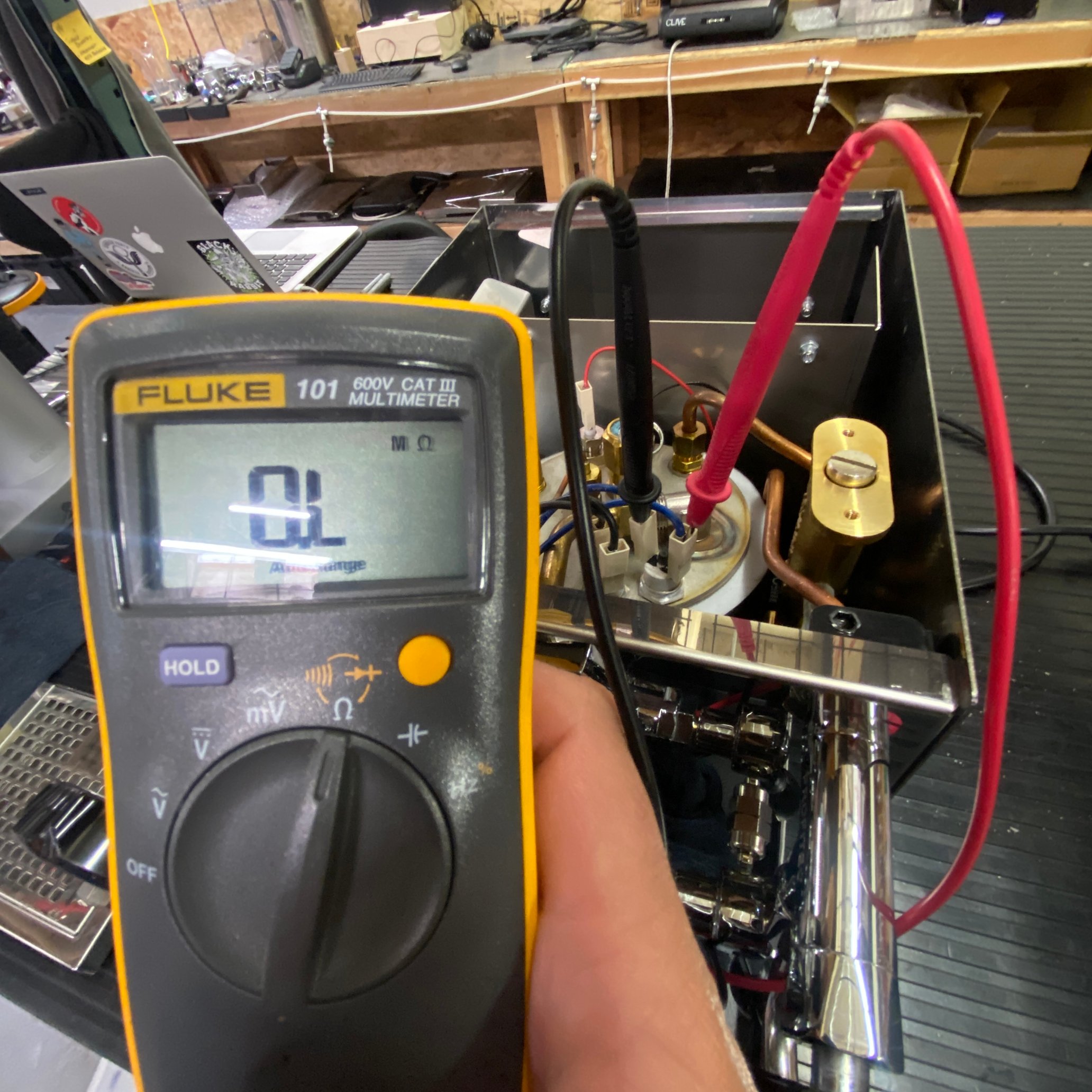 Profitec Pro 400 Resetting the Safety Switches