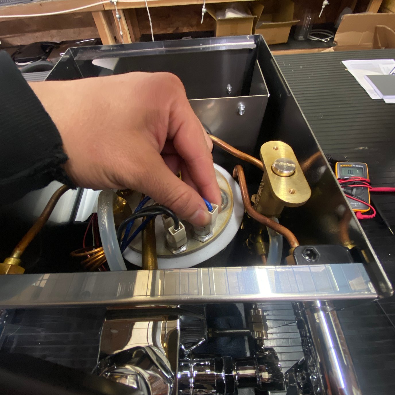 Profitec Pro 400 Resetting the Safety Switches