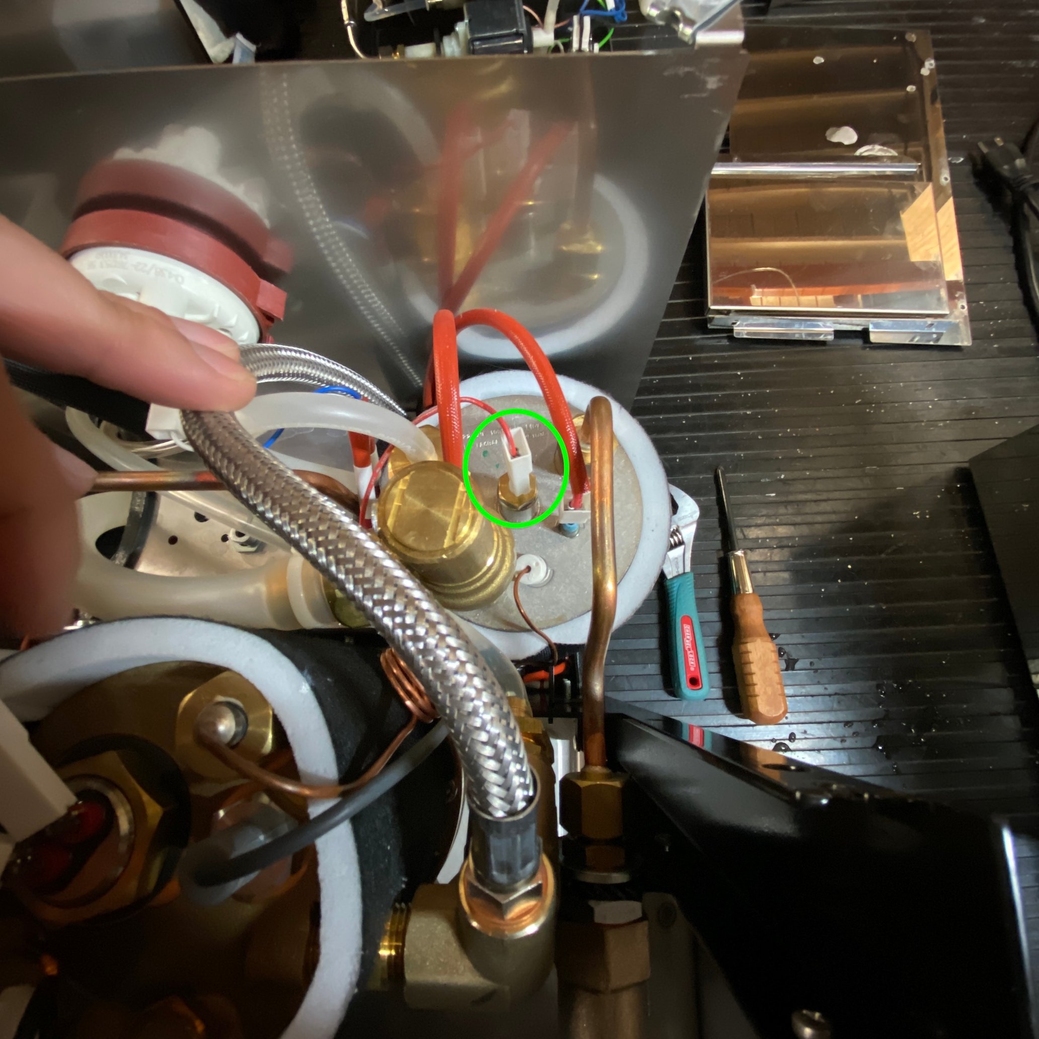Rancilio Silvia Pro X Inspecting and Cleaning the Fill Probe