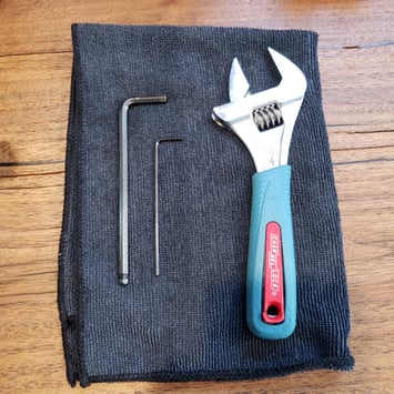 Tools Needed_ Wrench, Towel, 2mm + 5mm hex keys-1