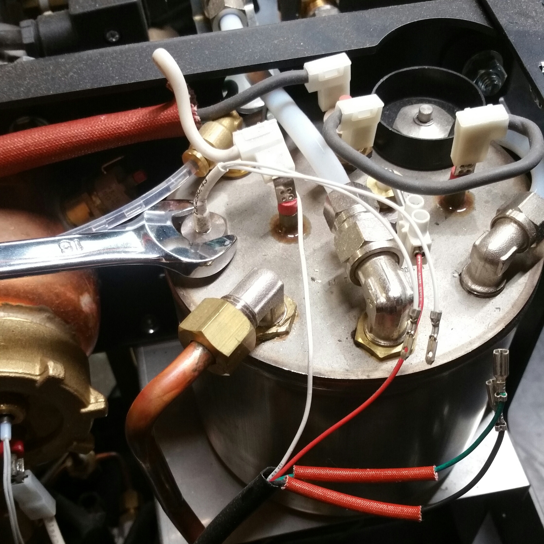 LUCCA A53 Mini / Mini Vivaldi: Removing Steam Boiler Temperature Probe