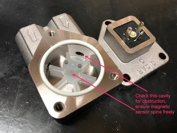 LUCCA A53 / Vivaldi: Flow Meter Error