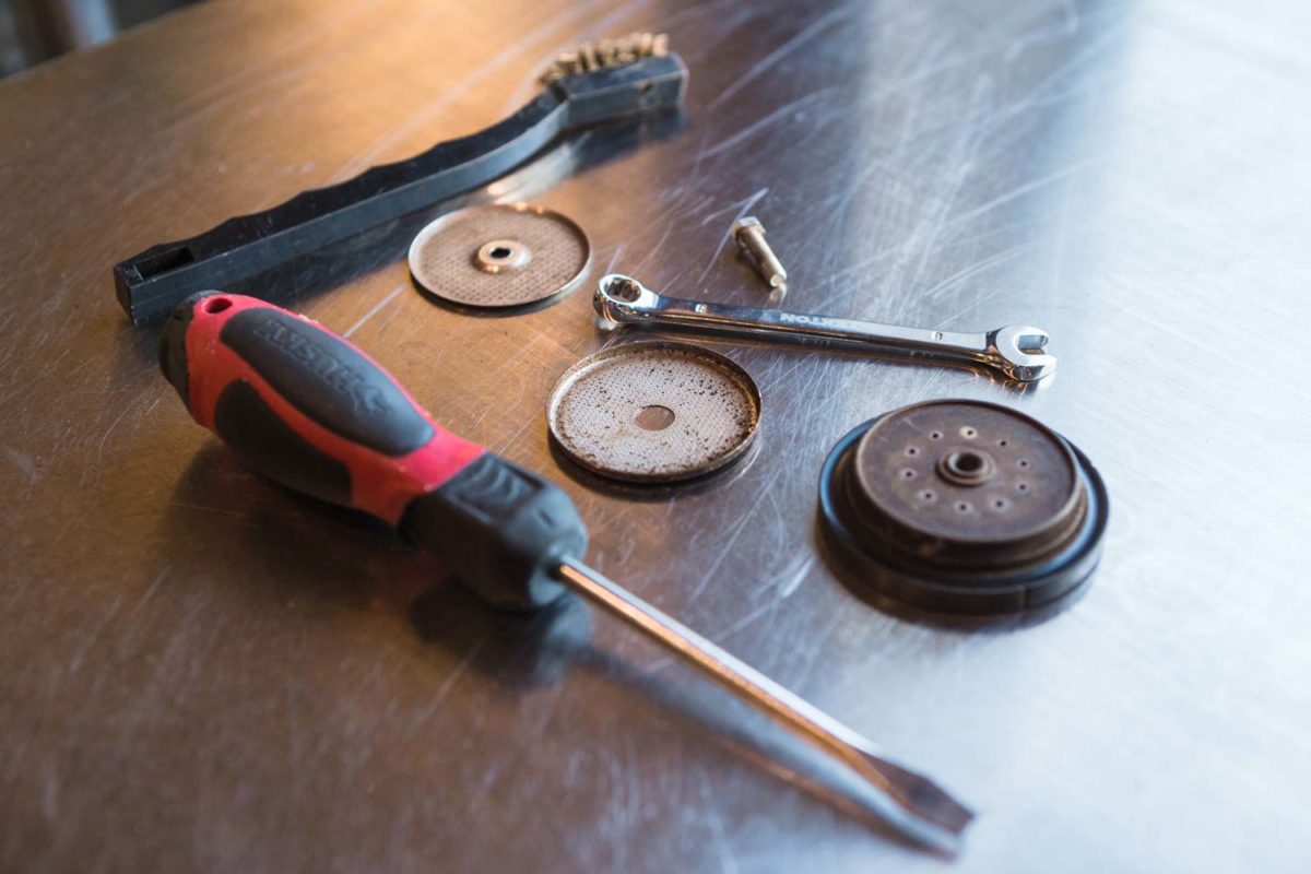 Removing and Cleaning Group Head Screens on Espresso Machines