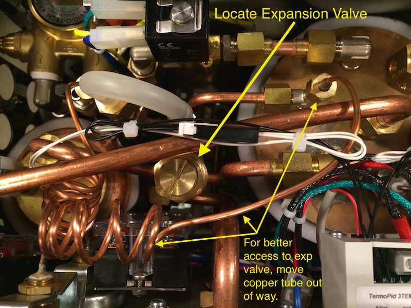 Alex Duetto: Expansion Valve Seat Cleaning / Installation