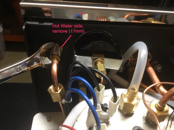 ECM Synchronika: Hot Water Valve Seal Inspection/Replacement