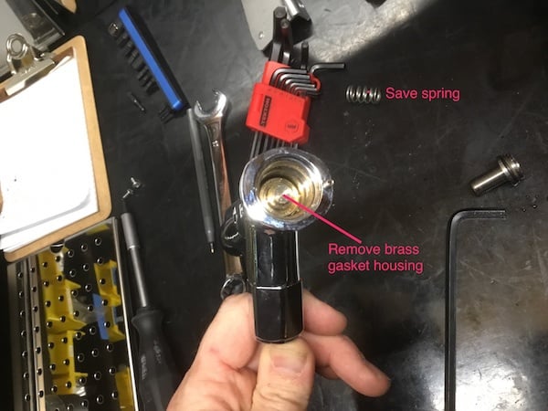 ECM Synchronika: Hot Water Valve Seal Inspection/Replacement