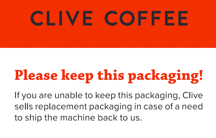 Unboxing Your Espresso Machine