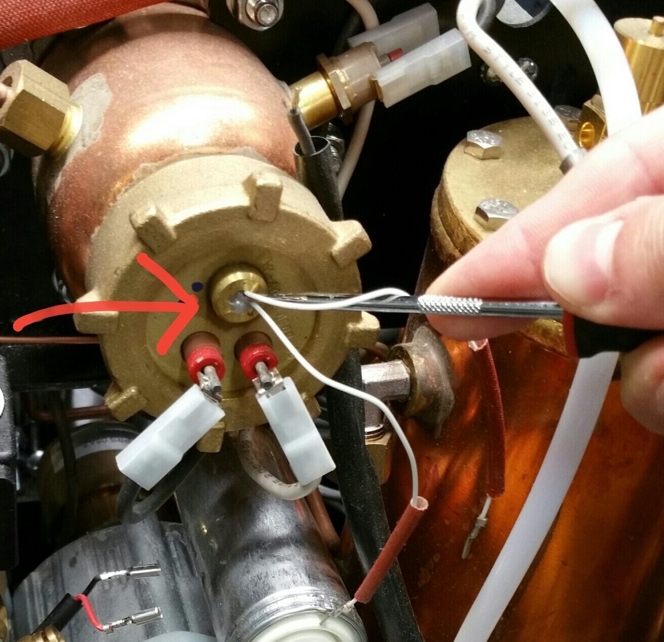 LUCCA A53 / Vivaldi: Replacing Coffee Boiler Temperature Probe