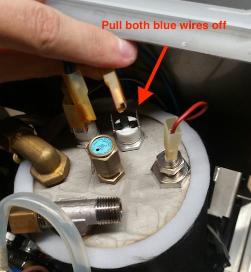 Profitec Pro 300: Steam Boiler Temperature Sensor Replacement