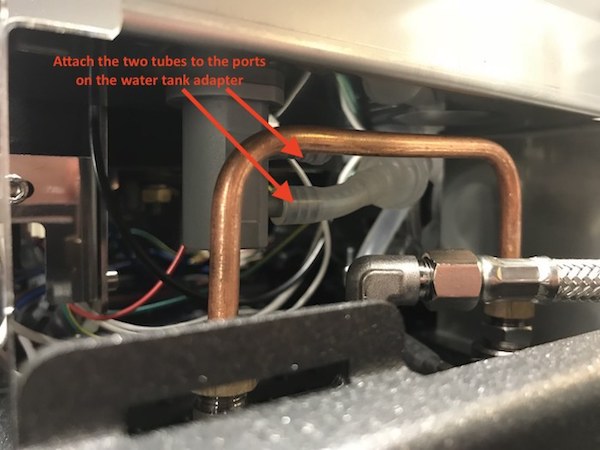 Pro 300: How to install Water Tank Connector