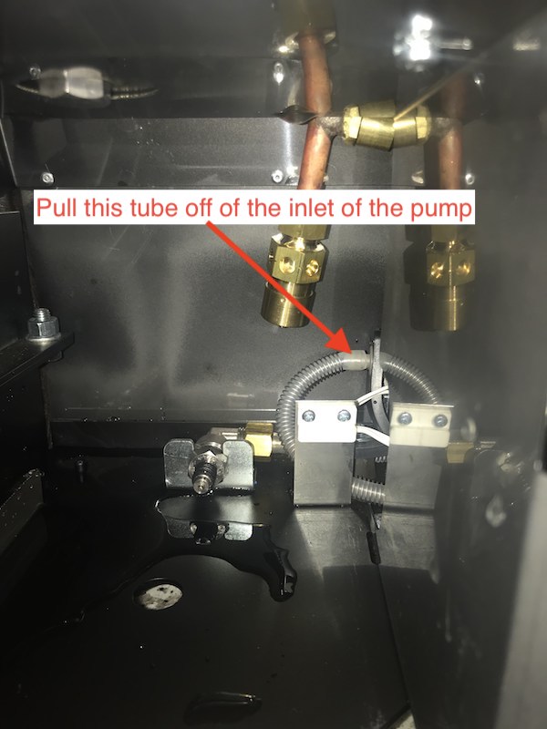 LUCCA A53 Mini: Priming the pump