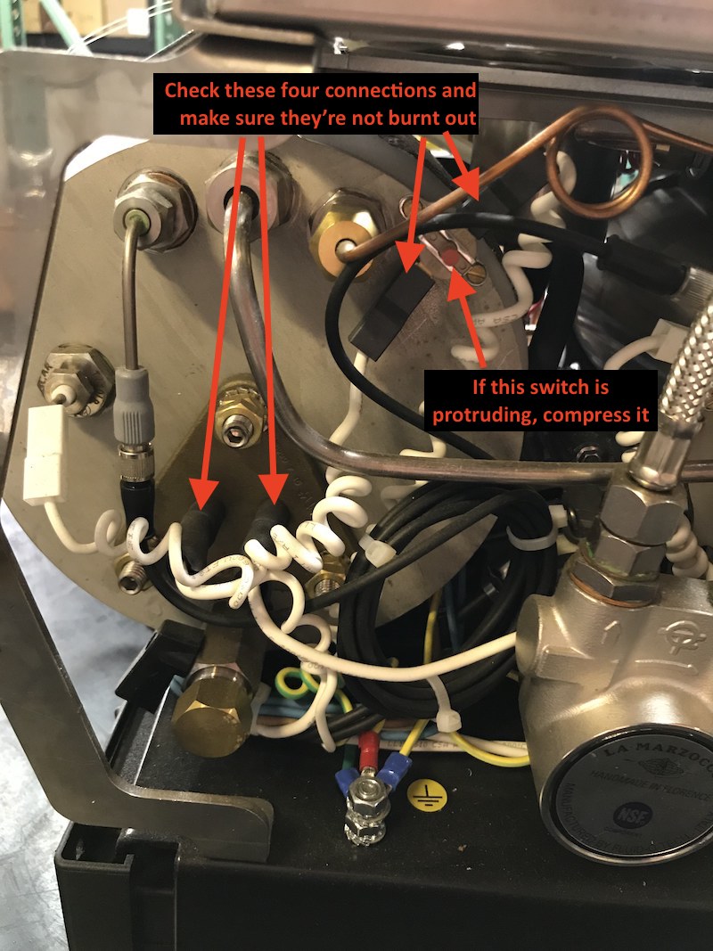 La Marzocco GS3: Steam Boiler Electrical