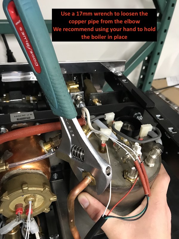 LUCCA A53 Mini / Mini Vivaldi: OPV / Steam Gauge Fitting Leak