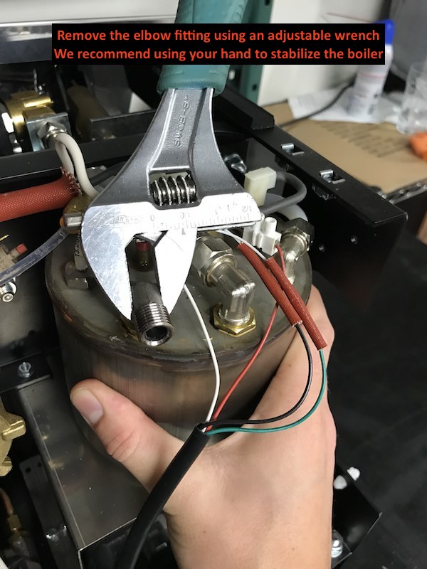 LUCCA A53 Mini / Mini Vivaldi: OPV / Steam Gauge Fitting Leak