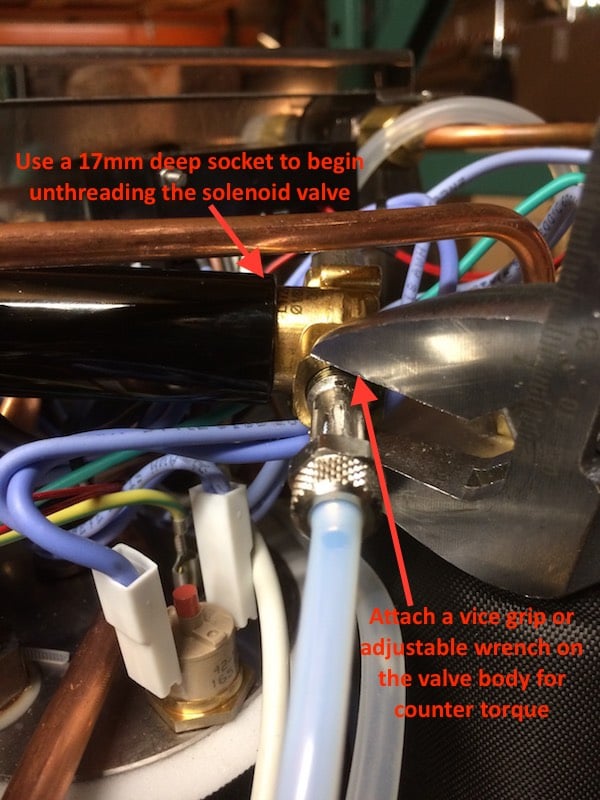 LUCCA M58: Steam Fill Solenoid